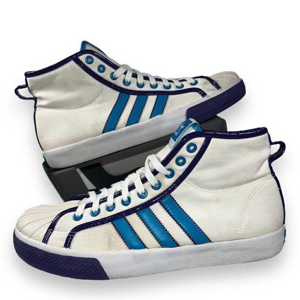 Adidas 2009 NZA Shell Mid Top "NBA Hornets" G05976 RARE‎ Women's 11